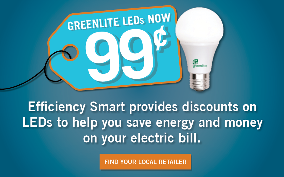 Efficiency Smart provides discounts on LEDs