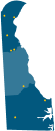 Delaware state map