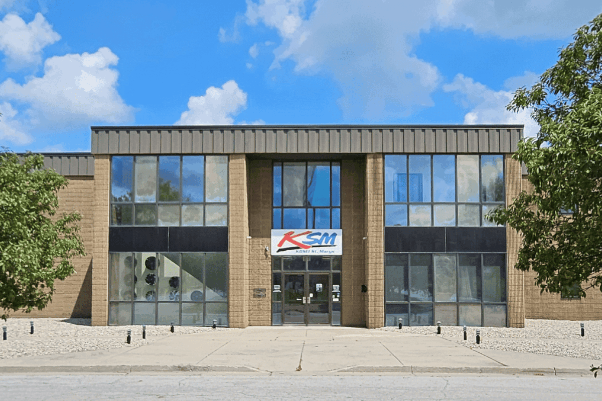 The exterior of KOSEI's St. Marys, Ohio, facility