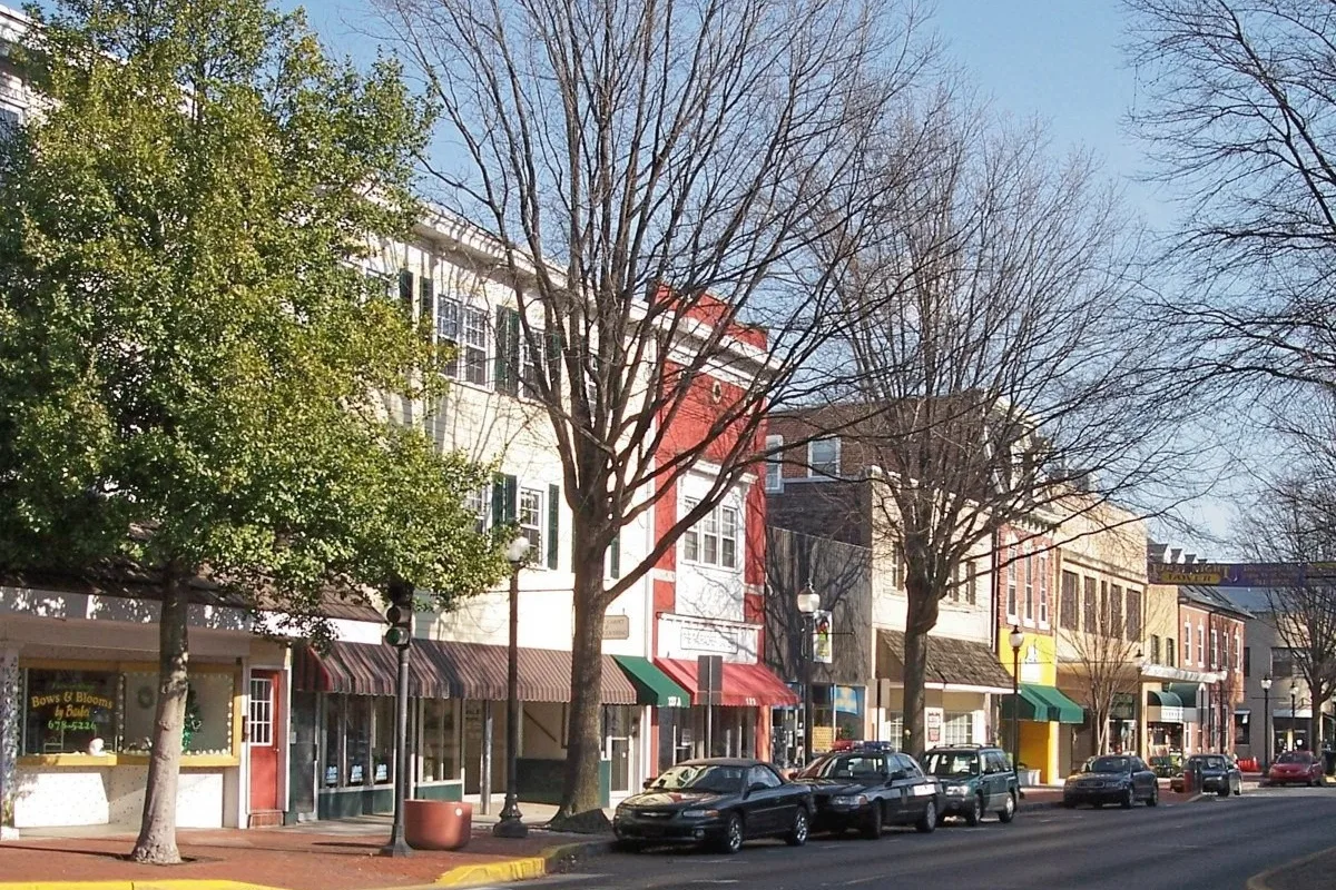 the downtown of Dover, Delaware.