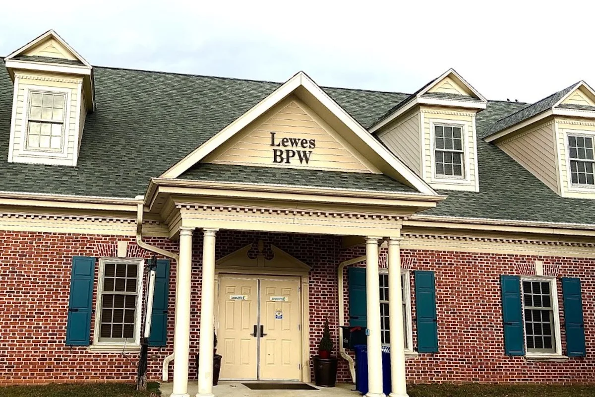 the building for Lewes BPW, which is the town's utility office.