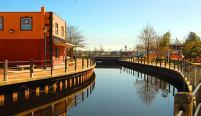 a canal in Milford, Delaware.