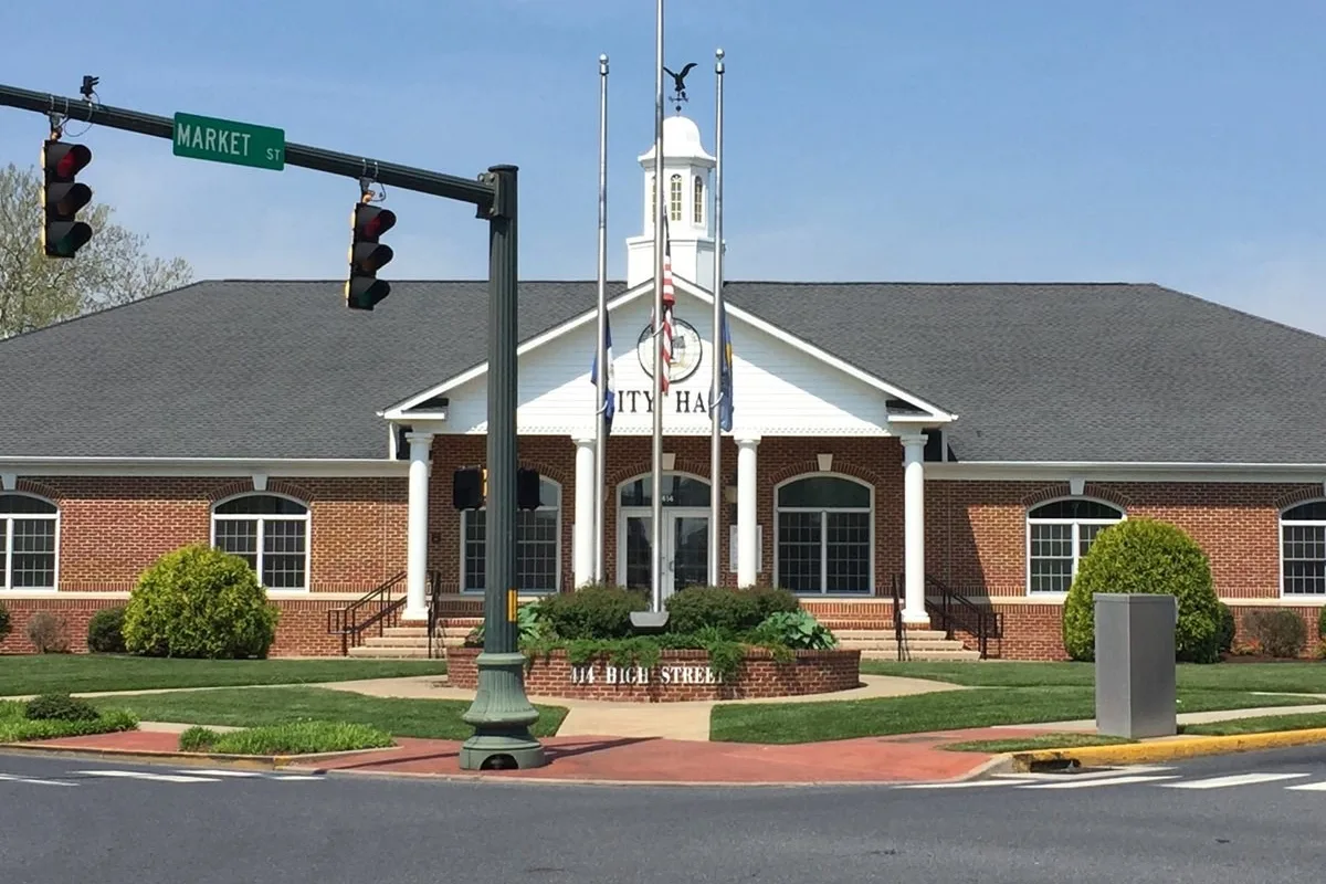 Seaford, Delaware's City Hall building.
