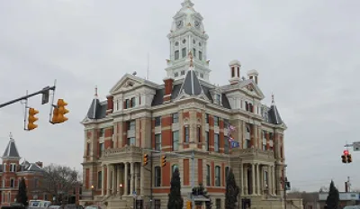 the Henry County Court House in Napoleon, Ohio.